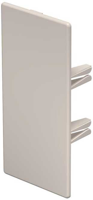 Endstück 60x130mm PVC cremeweiß RAL 9001 