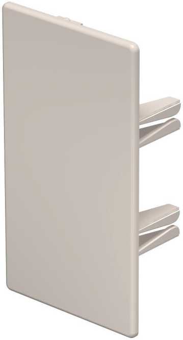 Endstück 60x110mm PVC cremeweiß RAL 9001 