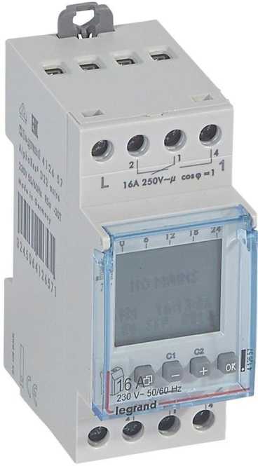 Astrozeitschaltuhr digital AlphaRex3 D22 230VAC 2 Kanal 2TE 