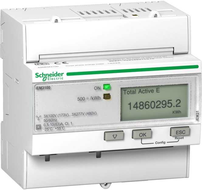 Energiezähler PowerLogic 3-phasig 63A iEM3100 