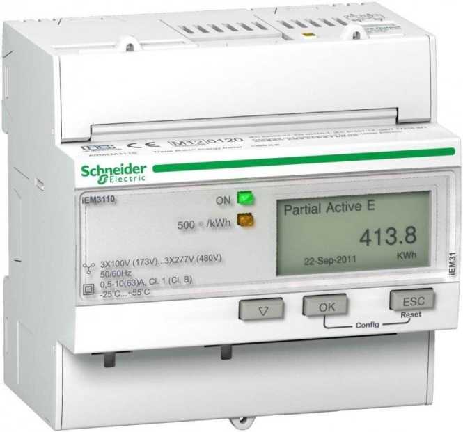 Energiezähler PowerLogic 3-phasig 63A iEM3110 