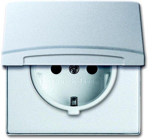 Unterputz Steckdose Allwetter 44 mit Klappdeckel 