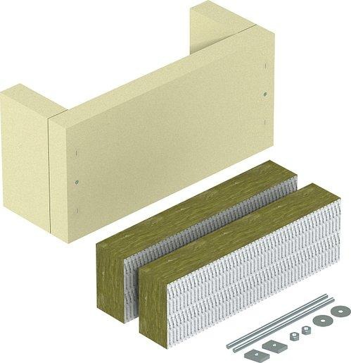 Zugentlastung für senkrechte Kabelverlegung 340x160x140 