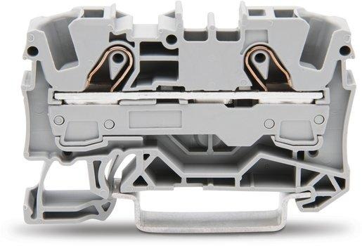 2-Leiter-Durchgangsklemme Ex e II geeignet 0,5 - 6 mm² grau 