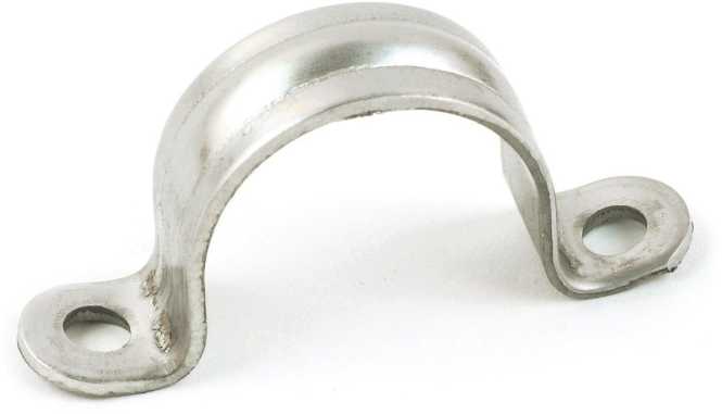 Befestigungsschelle 20 Edelstahl V4A 2-lappig 
