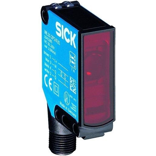 Reflexions-Lichtschranke Doppellinse Sn 0,15 bis 10m PNP M12 4-polig 