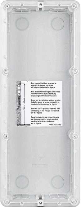 Unterputzkasten für 3 Module 
