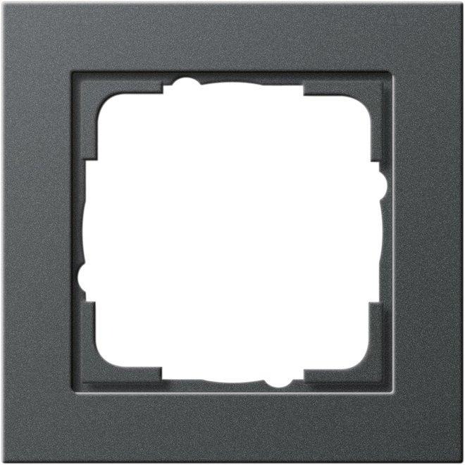1-fach Abdeckrahmen für E2 anthrazit 