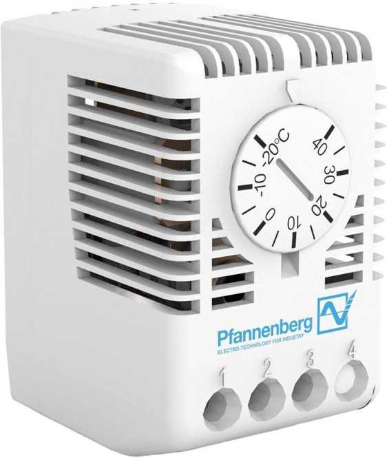 Thermostat mit Wechselkontakt für Schaltschrankheizungen 