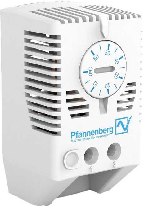 Thermostat mit Schließer für Schaltschrankheizungen 