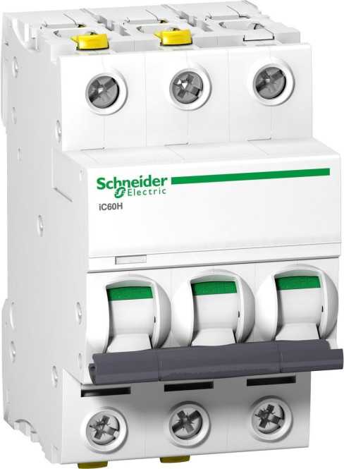 LS-Schutzschalter 3-polig 10kA /15kA B-Char 16A 3TE 