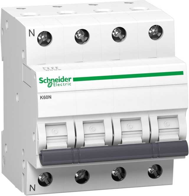 LS-Schutzschalter 4-polig 6kA C-Char 16A 4TE 