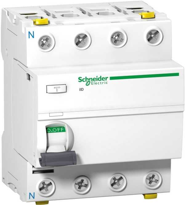 FI-Schutzschalter  40A 4-polig 100mA Typ AC 