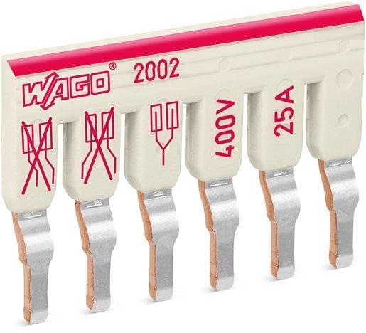 Schachtelbrücker 25A isoliert Serien 2002 und 2003 6-fach lichtgrau 