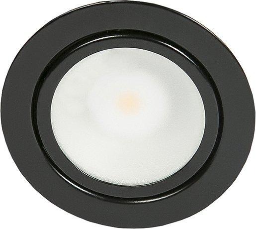 LED Möbeleinbaustrahler N 5020 COB LED schwarz 3,3W warmweiß 