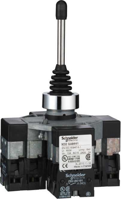 Steuerschalter Joystick 4 Richtungen 2-stufig 2S mit Rückzug 