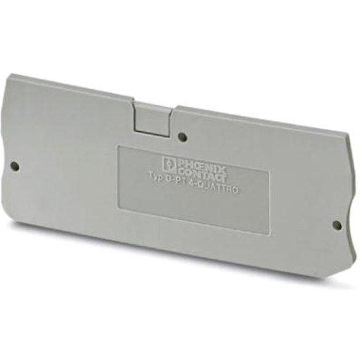 Abschlussdeckel grau (LxB) 77 x 2,2 mm D-PT 4-Quattro 