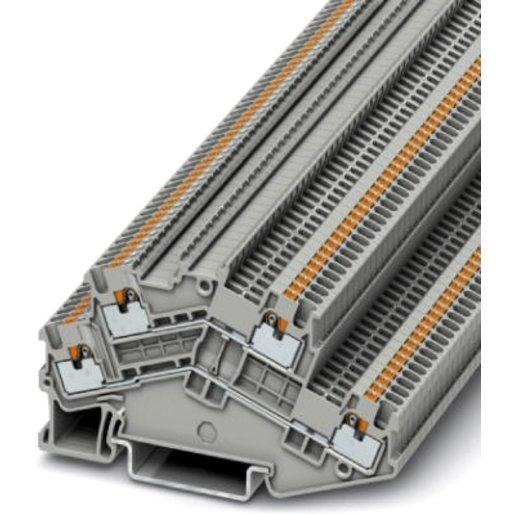 Doppelstockklemme grau Querschnitt 0,14 mm² - 1,5 mm² 