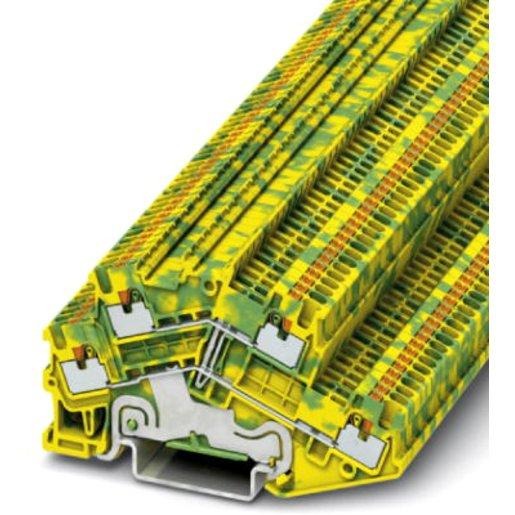 Schutzleiter-Doppelstockklemme g/g Querschnitt 0,14 mm² - 1,5 mm² 