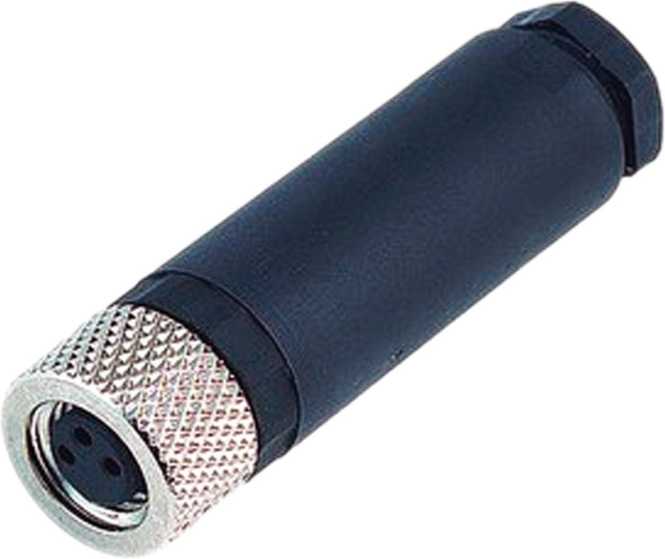 Kabeldose M8 gerade Bauform 3-polig konfektionierbar 