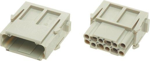 Han Modular® DD-Modul Buchseneinsatz 12pol 250V / 10A Crimpanschluss 