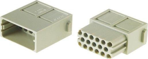 Han Modular® DDD-Modul Buchseneinsatz 17pol 160V / 10A Crimpanschluss 