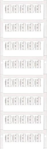 Leitermarkierer MultiCard 12 x 5.8 mm Polyamid 66 Farbe: weiß 