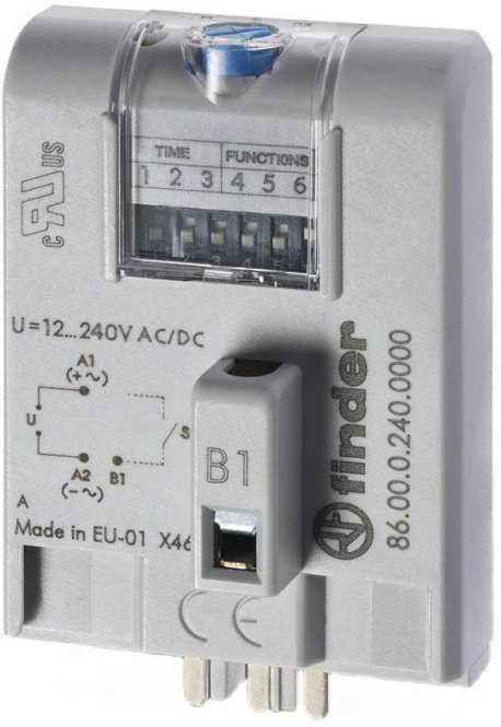 Multifunktionszeitmodul 12 - 240 V AC / DC Serie 86 