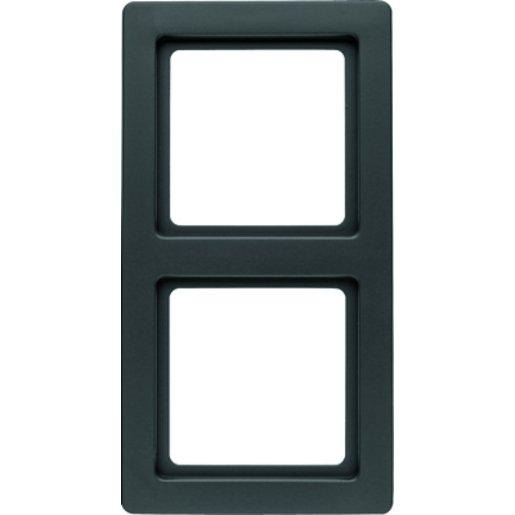 2-fach Rahmen Q.1 anthrazit samt 