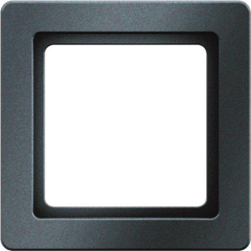 1-fach Rahmen Q.1 anthrazit samt 
