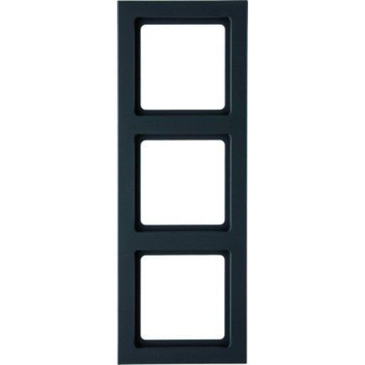 3-fach Rahmen Q.3 anthrazit samt 