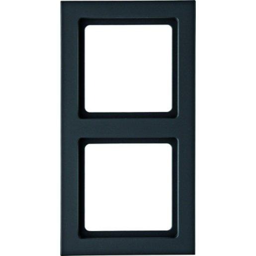 2-fach Rahmen Q.3 anthrazit samt 