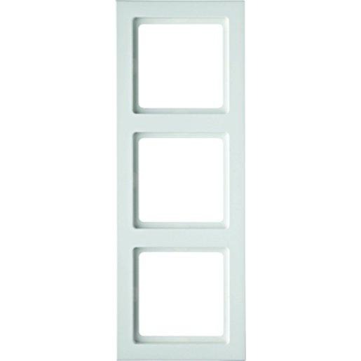 3-fach Rahmen Q.3 polarweiß samt 