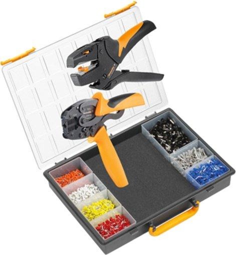Set Crimpwerkzeug PZ 6 ROTO Abisolierwerkzeug und Aderendhülsen 