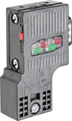 PROFIBUS Busanschlussstecker 90° RS485 - Fast Connect ohne PG-Buchse 