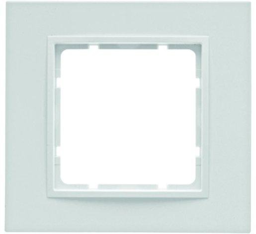 1-fach Rahmen B.7 polarweiß/matt 