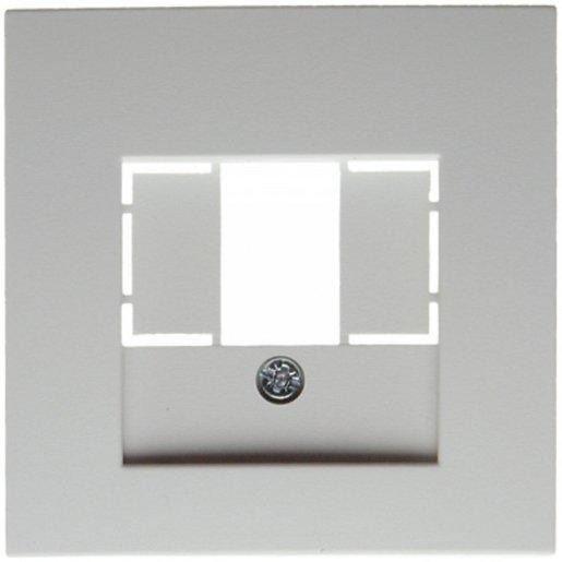 Zentralstück mit TAE-Ausschnitt S .1/B.3/B.7 polarweiß matt 