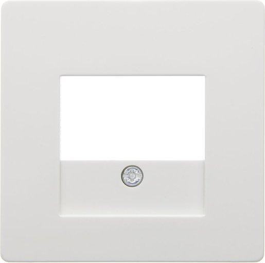 Zentralstück mit TAE-Ausschnitt Q .1/Q.3 polarweiß samt 