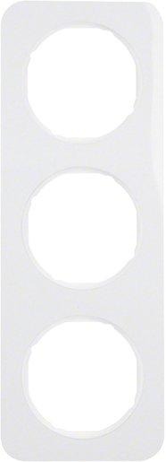 3-fach Rahmen R.1 polarweiß glänzend 