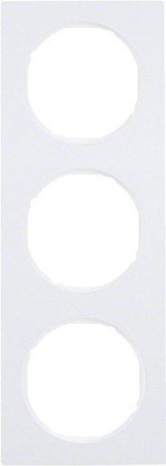 3-fach Rahmen R.3 polarweiß glänzend 