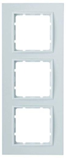 3-fach Rahmen B.7 polarweiß matt 