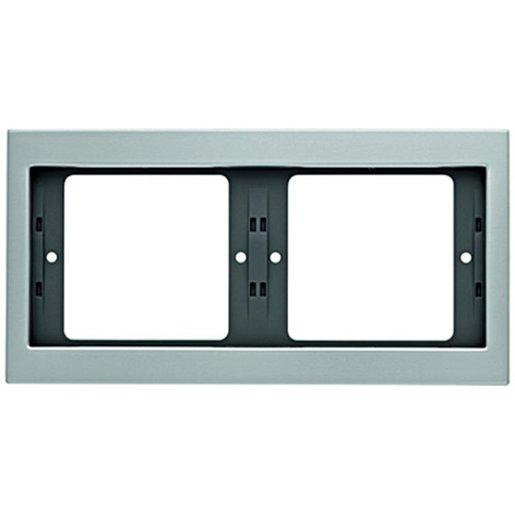 2-fach Rahmen K.5 Alu 