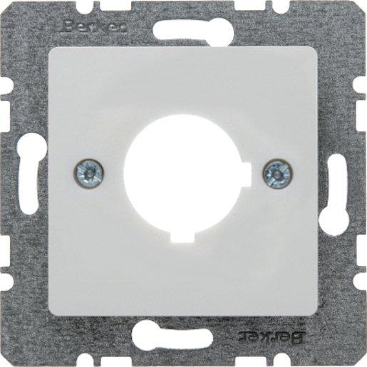 Zentralplatte für Melde- und Befehlsgerät Ø 22,5 mm polarweiß 