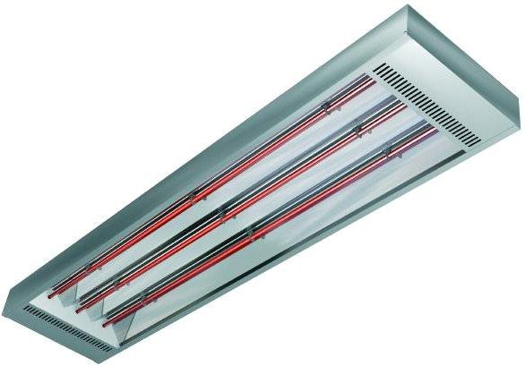 Industrie-Quarzstrahler, Infrarot, 2/4/6kW, 400V 