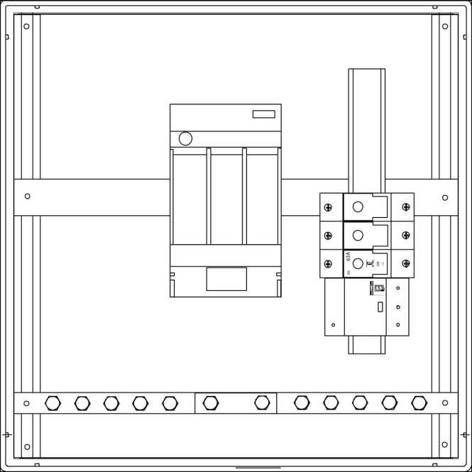 Niederspannungsverteilungen HSK 160T ÜA (3+1)C+ 