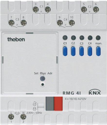 KNX Schaltaktor 4-fach 16A mit Stromerkennung 