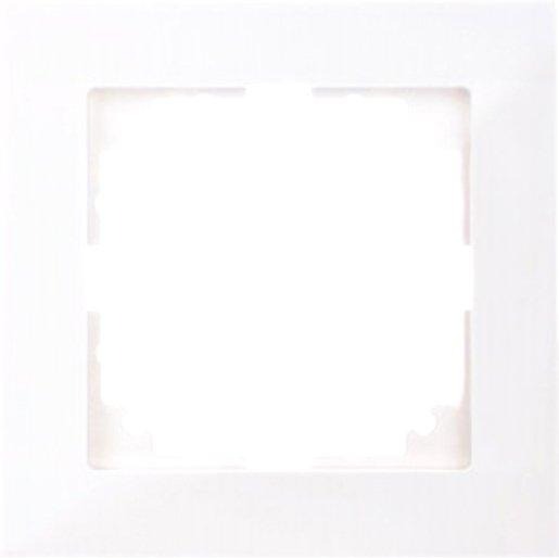 M-Pure Abdeckrahmen 1fach polarweiß 