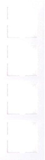 M-PureAbdeckrahmen 4fach aktivweiß 