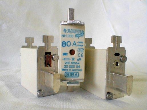 NH-Sicherung ultra-rapid Gr.000 50A Kombimelder für Halbleiterschutz 