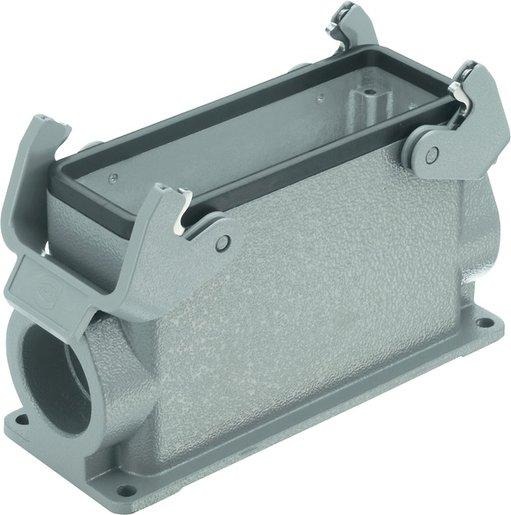 Sockelgehäuse Han 24B hohe Bauform Kabeleingang 1x M32 seitlich 